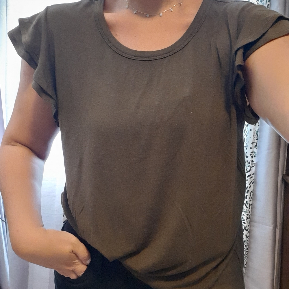 Express Flutter sleeve top.